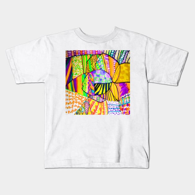 Fish Painting #1d Kids T-Shirt by markross